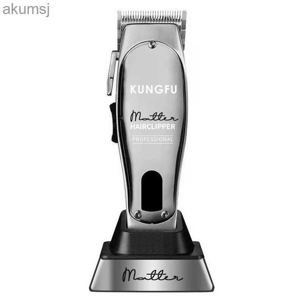 Haarschneidemaschinen Master Haute Barber Custom Vollmetallspiegelkörper Professionelle elektrische Haarschneidemaschine Gradient Carving Friseursalon-Werkzeug YQ240122