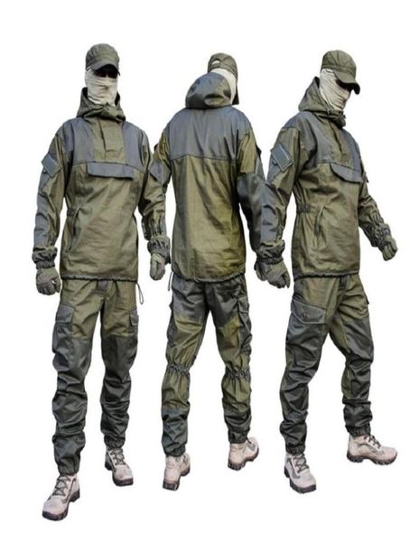 Abbigliamento da palestra GORKA 4 Tattico Camou Militare Russia Uniforme da combattimento Set Lavoro Paintball all'aperto CS Gear Training7372281