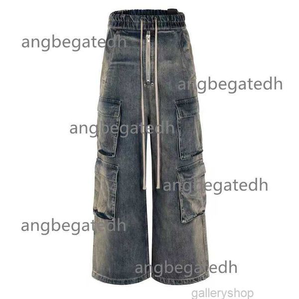 2024 neue Herrenjeans Modedesigner Rock Herren- und Damenjeans Wide Leg Flare Jeans 01dv27