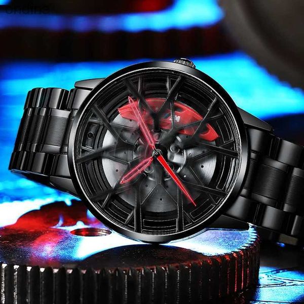 Outros NEKTOM Homens Luxo Drop Shipping Super Car Wheel Business Luminous Spinning Esportes Masculinos 3D Relogio Masculino YQ240122