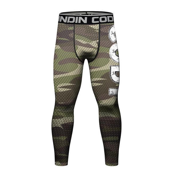 Calças cody compressão personalizada militar camo leggings apertados ginásio jiu jitsu masculino leggings fitness calças de boxe sublimação mma