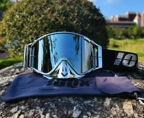 Outdoor Brillen 2022 Outdoor Motorrad % Brille Radfahren MX Off-Road Ski Sport ATV Dirt Bike Rennbrille für Fox Motocross Brille Google 240122