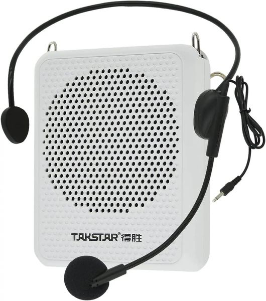 Alto-falantes TAKSTAR E126A Amplificador de voz portátil com microfone com fio fone de ouvido cintura mini alto-falante pessoal microfone recarregável professores