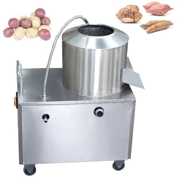 Electric Automatic Sweet Potato Skin Peeler Cleaning Washing Potato Peeling Machine For Commercial