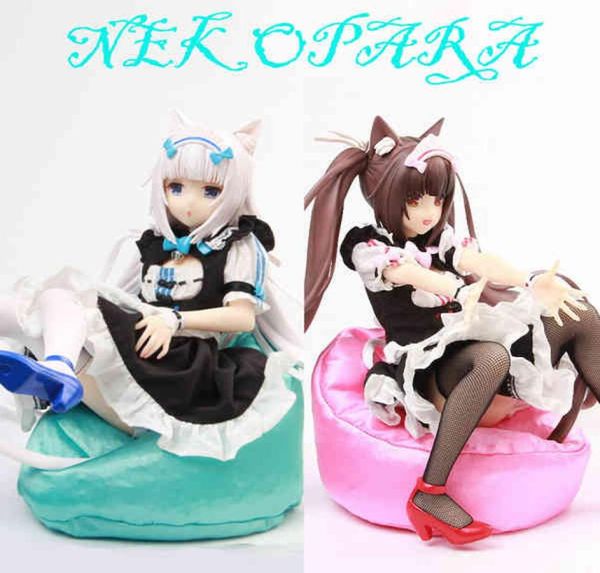 Nekopara figuras baunilha anime dos desenhos animados sexy menina figura de ação coleção anime figura dos desenhos animados presente de natal para crianças meninas q6658415