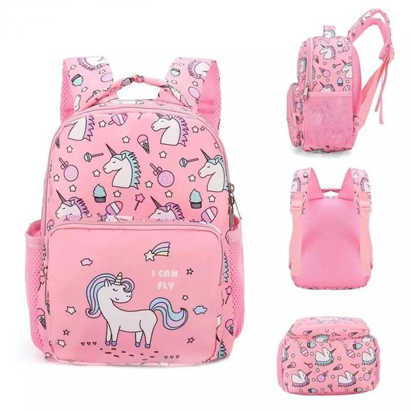 Taschen Schulranzen Für Mädchen Kinder Rosa Einhorn Druck Wasserdichte Rucksäcke Kindergarten Niedlichen Cartoon Mädchen Kinder Schulranzen