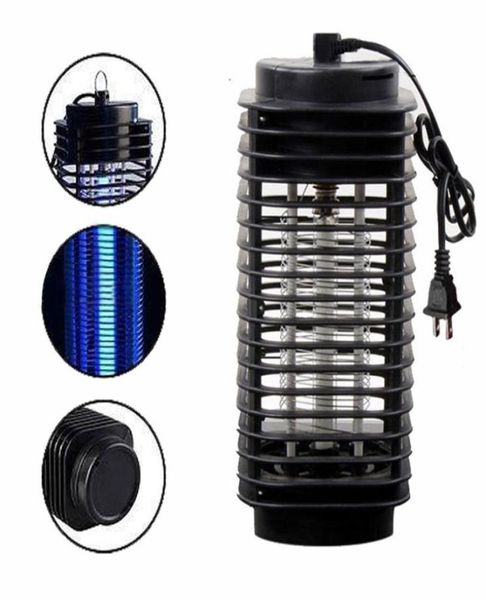 Mosquito elétrico bug zapper assassino lanterna led fly catcher voando inseto pátio lâmpadas de acampamento ao ar livre 110v 220v1552631