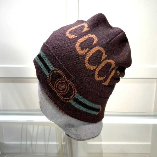 Designer-Beanie gestrickte Damen-Beanies-Kappe mit besticktem Buchstaben G Herren-warme Mütze Classic High Beauty N9HX