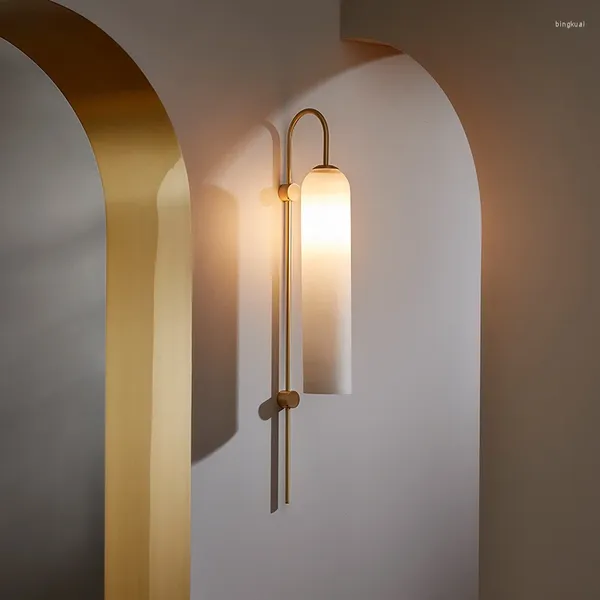 Настенный светильник El Art в скандинавском стиле, прикроватная тумбочка для спальни, современный светильник для ванной комнаты, роскошные украшения Casa, декор для гостиной