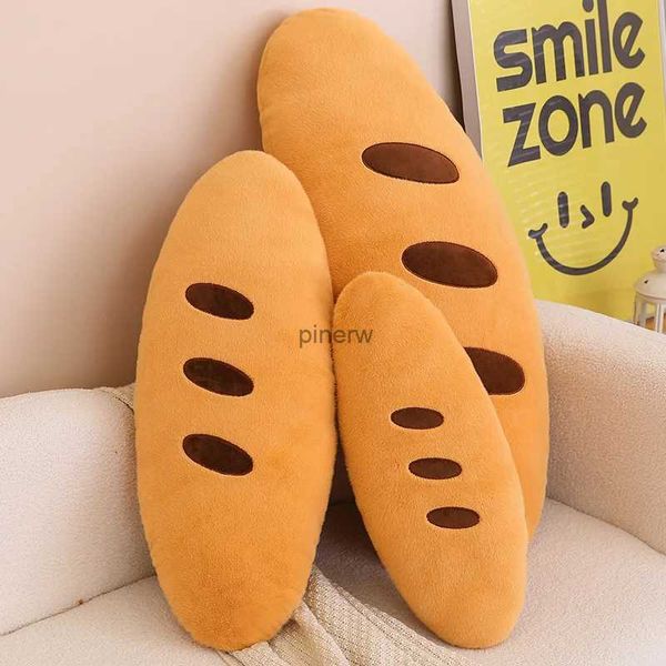 Bambole di peluche realistiche realistiche baguette pane peluche gigante cuscini ripieni cibo morbido cartone animato cuscino del divano giocattoli creativi per i bambini regalo