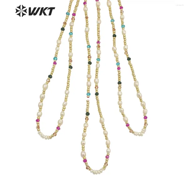 Anhänger WT-JN222 WKT 2024 Pearlcrystal Girl Chain Halskette Fashion Party Lady Of Wedding Trend