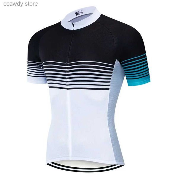 Homens camisetas Ciclismo Camisas Tops New 2023 Team Jersey Top Roupas Respirável Sports Wear Frete Grátis Manga Curta CsoH24122