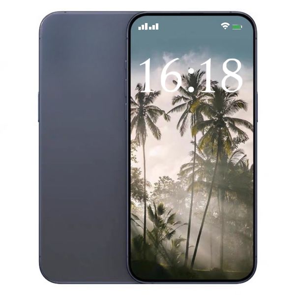 i15 Pro Max Celular 6,8 polegadas smartphone desbloqueado 3+128 GB 512 GB Tela de toque Telefone 4G/5G Prático Vídeo local de TV em armazém inglês