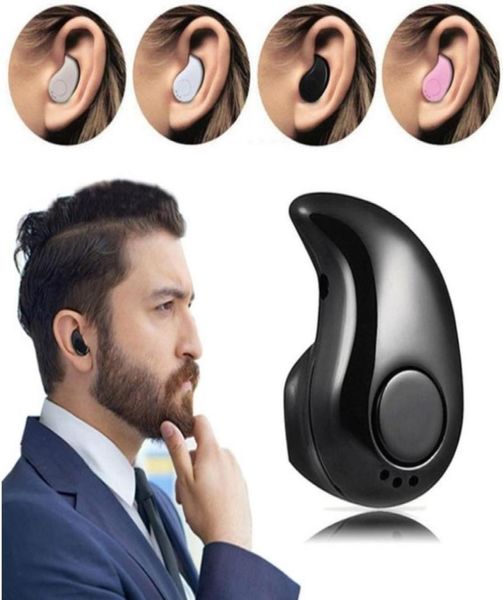 Yeni S530 Mini Kablosuz Bluetooth Kulak Sporlu Mikrofon Kulak Sporunda Eller Eller Kulaklık Kulaklık İPhone 8 x Samsu97784289303