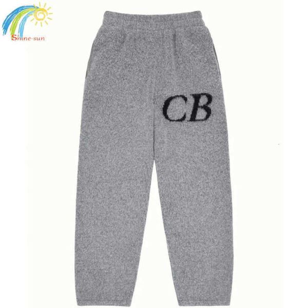 Cole Buxton Pantaloni in maglia CB Pantaloni in maglia intrecciata Pantaloni sportivi Felpa da uomo in pile caldo Pantaloni da jogging da donna Tuta da uomo Streetwear Abbigliamento sportivo Pantaloni Design ampio 88s