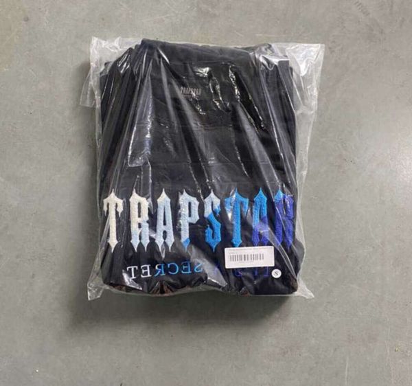 Mens T-Shirts Summer TShirt Trapstar Short Suit 2.0 Chenille Decoded Rock Candy Flavor Ladies Embroidered Bottom Tracksuit t shirt Motion current 9999ess