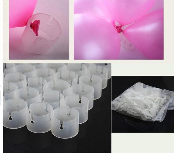 100 peças pasta de arco de balão decorativo vários acessórios conveniente clip2532069