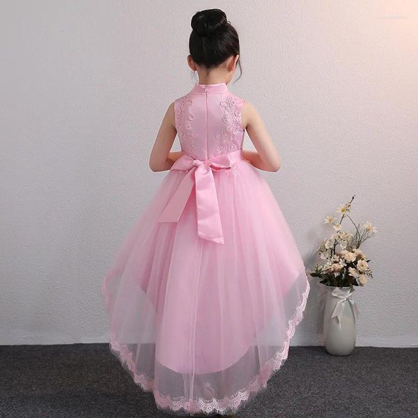 Mädchenkleider Mädchen Walk Show Tail Kleid Hochzeitskleid Party Prinzessin für traditionelles Sheongsam Kostüm Kinder Festzug lang 3–12 Jahre