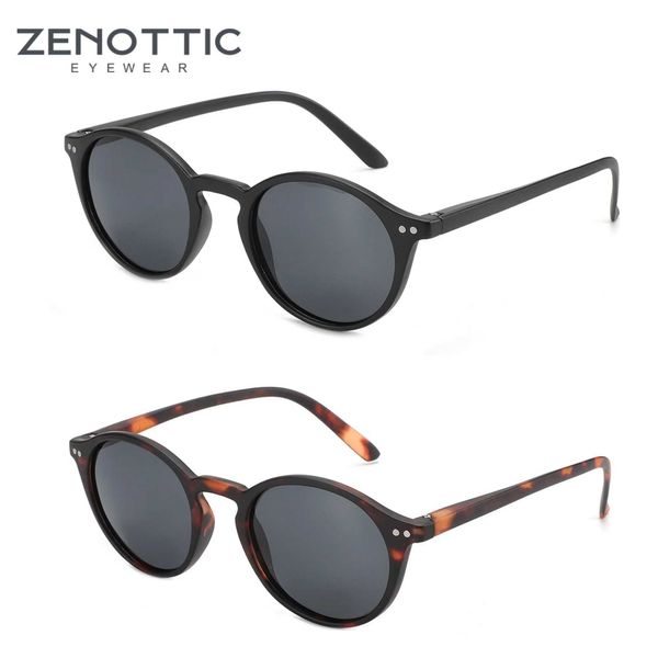 Occhiali da sole ZENOTTIC Occhiali da sole polarizzati vintage Uomo Classico retrò Designer di marca Rotondo Guida all'aperto UV400 Tonalità Occhiali da sole Donna YQ240120