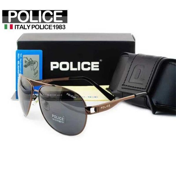 Occhiali da sole Italy Police 1983 Occhiali da sole polarizzati per uomo Occhiali da sole pilota moda Occhiali da guida Donna con protezione UV P177 YQ240120