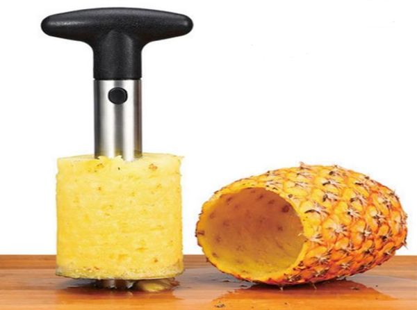 Meyve Araçları Paslanmaz Çelik Ananas Soyucu Kesici Dilimleyici Corer Peel Çekirdek Bıçak Gadget Mutfak Malzemeleri SN22304738406