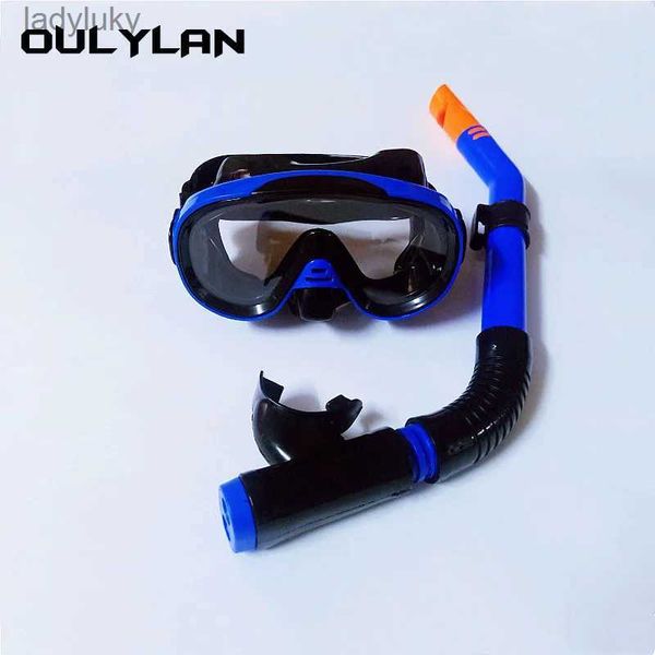 Maschere subacquee Oulylan Professionale Snorkel Maschera subacquea Occhialini da snorkeling Occhiali Occhialini da sub Set tubo da nuoto Maschera da snorkeling Adulto UnisexL240122