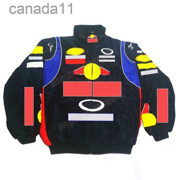 Jaqueta de corrida de equipe de Fórmula 1 de inverno F1 Vestuário para fãs de esportes radicais 78VB