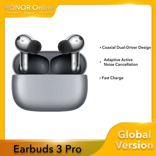 Gemstones Versione globale Honor Earbuds 3 Pro Cuffie Bluetooth inear wireless reali Cancellazione attiva del rumore Ricarica rapida Novità