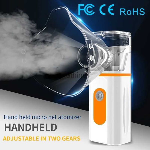 Nemlendiriciler Taşınabilir Elde Taşınır Mikro Mesh Atomizer Ev Yetişkin Sıkıştırma Atomizer Hava Nemlendirici Ultrasonik Difüzör USB Bağlantısı YQ240122