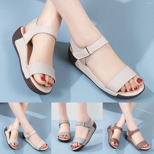 Sandalen Coole Hausschuhe Weibliche Weiche Sohle Rutschfeste Verschleißfeste Flache Strandflops Dame Frauen Für Rutsche