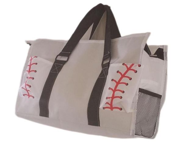 Borse da esterno squre Softball Baseball Borsa da spiaggia Borsa da viaggio grande Borsone in tela Designer Calcio Donna Shopping Totes Sport Fit6899832