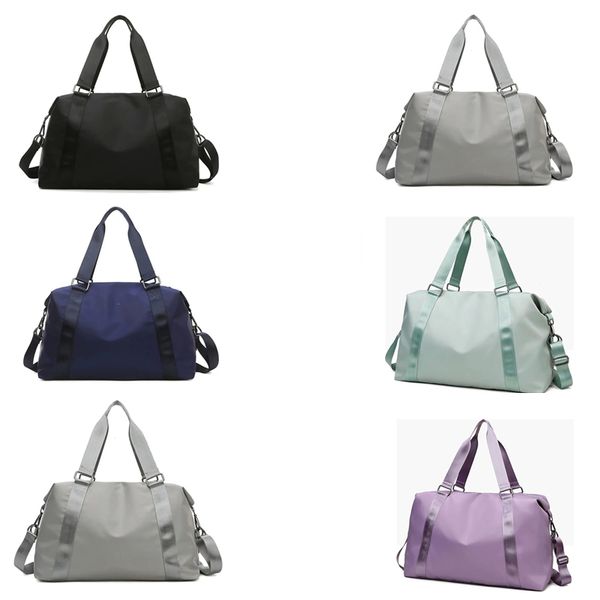 Lu-203 Series portátil Bag de ioga portátil feminina molhada à prova d'água Bolsa de bagagem Bolsa de viagem curta 50*28*22 Alta qualidade com logotipo da marca