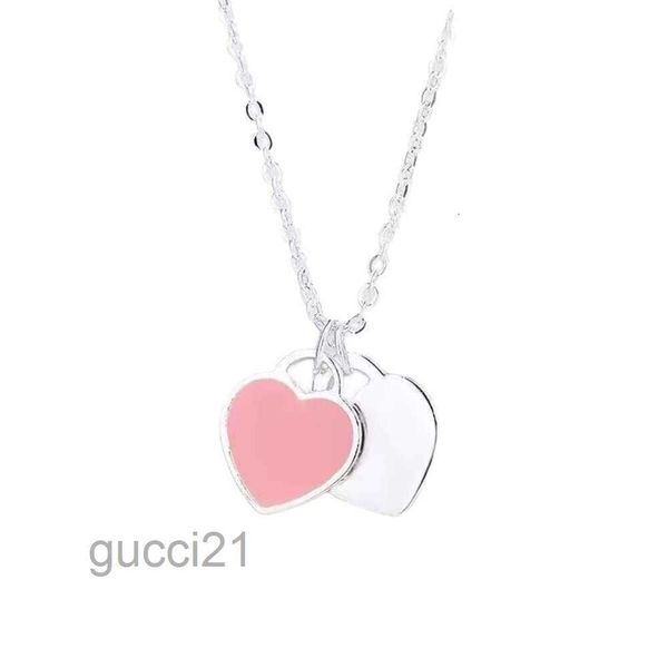 Collana semplice estremamente classica in stile romantico con pendente in smalto, design femminile, clavicola HJ3W HJ3W