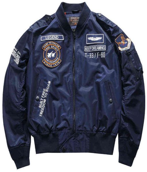 Jaqueta bomber tática militar masculina, jaqueta piloto da força aérea do exército, quente para inverno, motocicleta, casaco 2112243877052