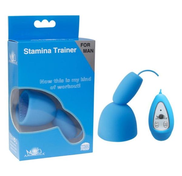 APHRODISIA 10 velocità vibrante silicone resistenza del pene trainer masturbazione vibratore per uomini masturbatore maschile giocattoli adulti del sesso Y1810313795801