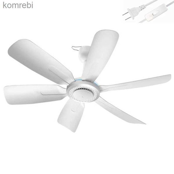 Ventilatori elettrici Ventilatori da soffitto silenziosi 220V 20W Nessuna luce per camera da letto Soggiorno Ufficio Ventilatore sospesoL240122