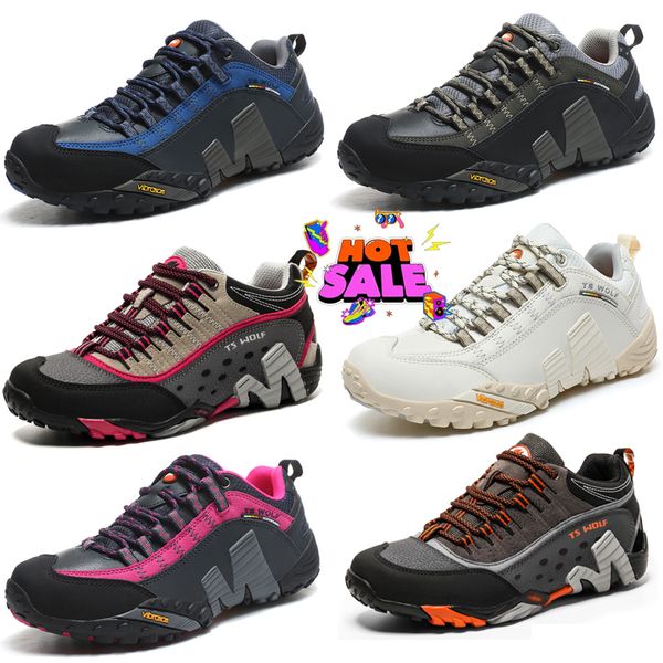 Erkekler Yürüyüş Ayakkabı Dağ Tırmanıyor Trekking Trekking Spor Kauçuk Sole Eğitim Erkek Spor ayakkabıları kaymaz Dağ Giyim Dayanıklı Trail 39-45