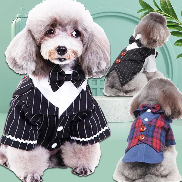 Abbigliamento per cani Abbigliamento per cani Forniture per animali Camicia Cappotto invernale per orsacchiotto Abito da sposa bello e alla moda