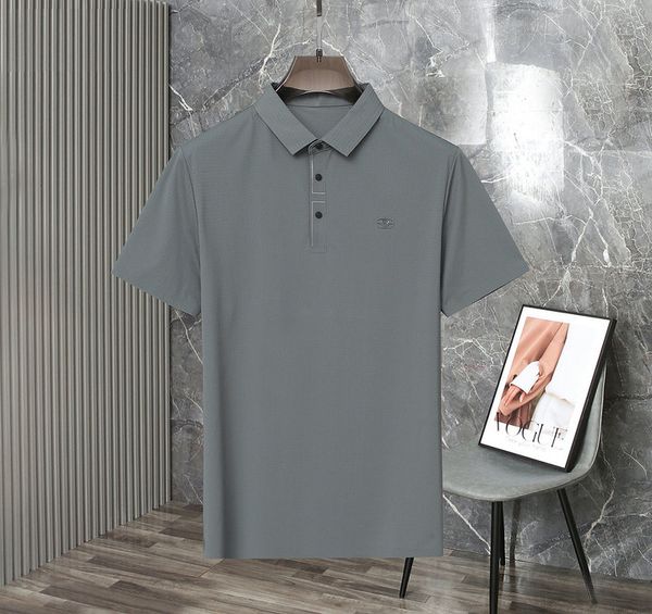 Designer-Herrenhemden, Polos, T-Shirts, hochwertig, bestickt, kurzärmelig, Baumwolle, Poloshirt, Herren-S-T-Shirt, modische Kleidung, Sommer-Top, asiatische Größe M-3XL