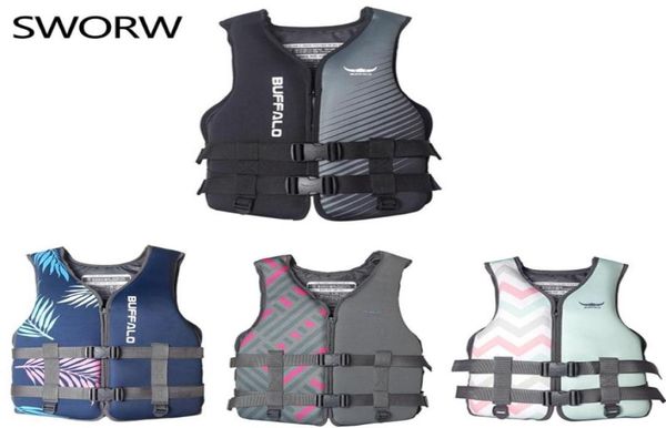 Schwimmweste Boje Neoprenjacke Wassersport Angeln Kajakfahren Bootfahren Schwimmen Sicherheit Auftrieb für Kinder Erwachsene 30KG110KG6175409