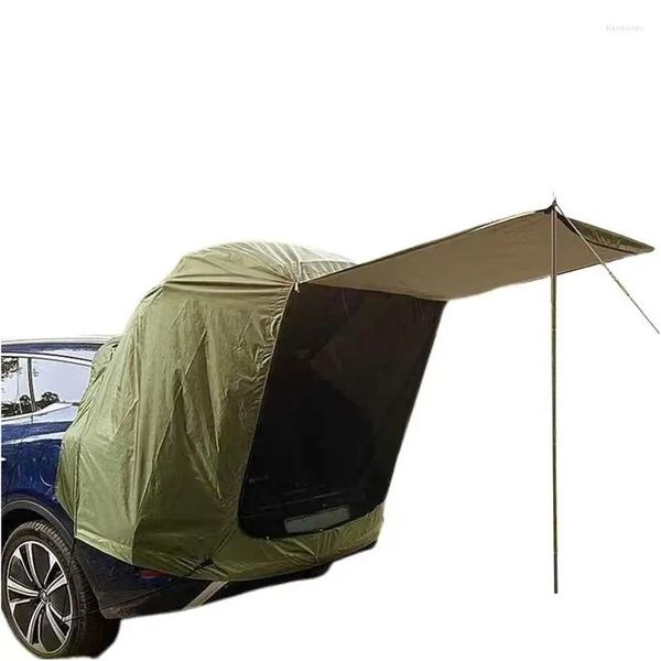 Tendas e abrigos Cam de carro para viagens de grande capacidade com bolsa de transporte à prova d'água portátil Suv Tailgate Tenda Drop Delivery Sports Outdoor Dhtmi