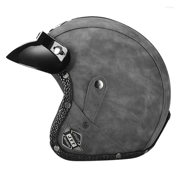 Motorradhelme Helm Motocross Racing Casco Open Face Retro Motorradfahrer Half Casque Capacete Moto Männer Frauen