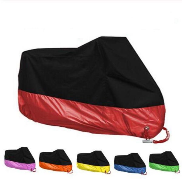 Copertura moto 15 colori M L XL 2XL 3XL 4XL Protezione UV esterna universale per Scooter impermeabile Bici Pioggia Copertura antipolvere Tenda6304834