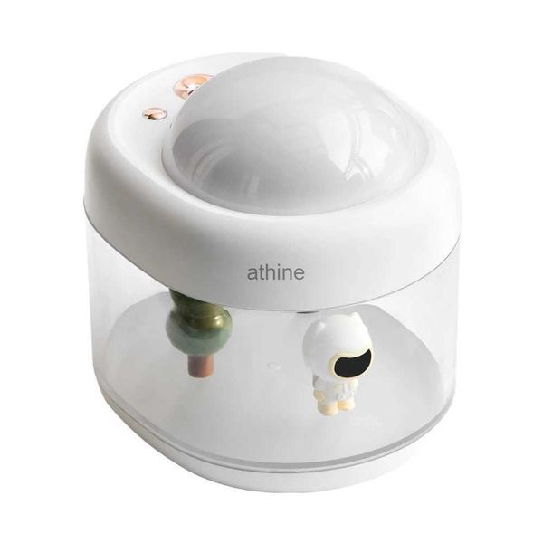 Luftbefeuchter 3 In 1 Projektionslampe Drahtlose Luftbefeuchter Für Kinder Schlafzimmer Kühlen Nebel Luftbefeuchter Projektor Aroma Humidificador YQ240122