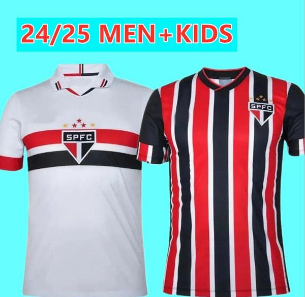 São Paulo Futebol Jerseys 2024 2025 NESTOR LUCIANO ALISSON Calleri ARBOLEDA JAMES PATO LUCAS 24 25 futebol masculino feminino e infantil camisa 4XL 888