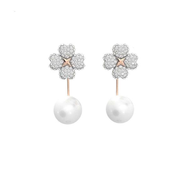 Swarovskis Earrings Designer Luxury Fashion Women Original Quality Charm Earring High Quality Swallow Lati Sha Flower Earrings