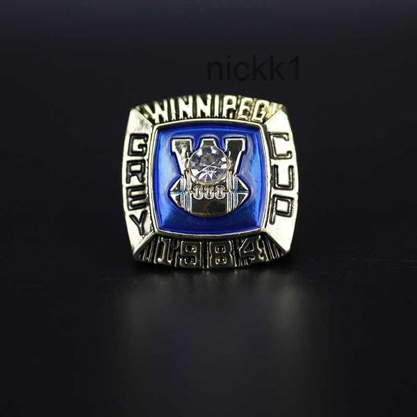 Кольцо чемпионата Cfl Winnipeg Blue Bomber Football Grey Cup 1984 года FDUI