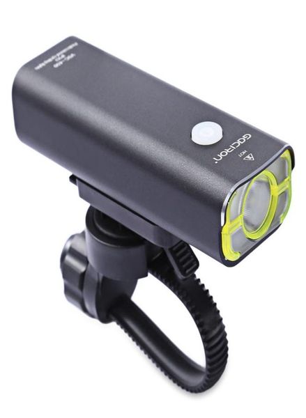 Gaciron Su Geçirmez USB Şarj Edilebilir Bisiklet Ön Tolbar Bisiklet Bisiklet Kafası Işık Yüksek Parlaklık LED Işık 400 Lümen FlashLigh7967971