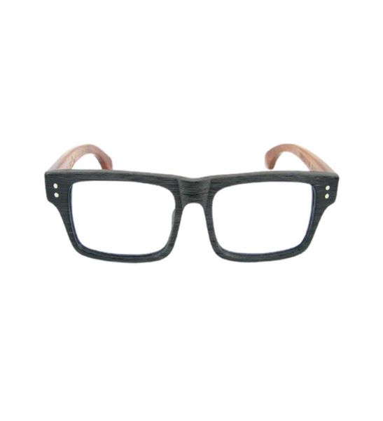 Handgefertigtes, hochwertiges Brillengestell aus Holz, dickes, stabiles Acetatgestell mit Holzmaserung und Bügel aus natürlichem Palisander. Brillengestell 6281375