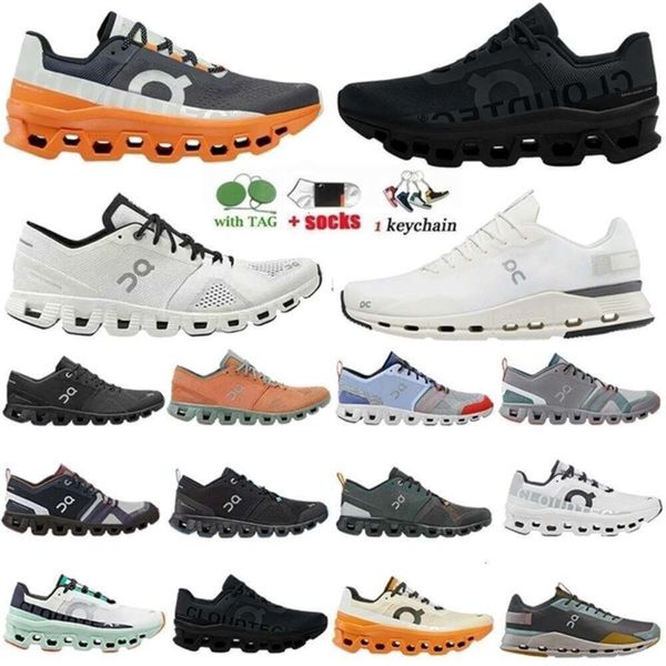 Scarpe di alta qualità Su X Shift Shoes Rust Rock Aloe Bianco Nero Allenamento Tide Orange Sea CloudTec Sneakers per uomo Donna Cloudnova Scarpe da ginnastica su